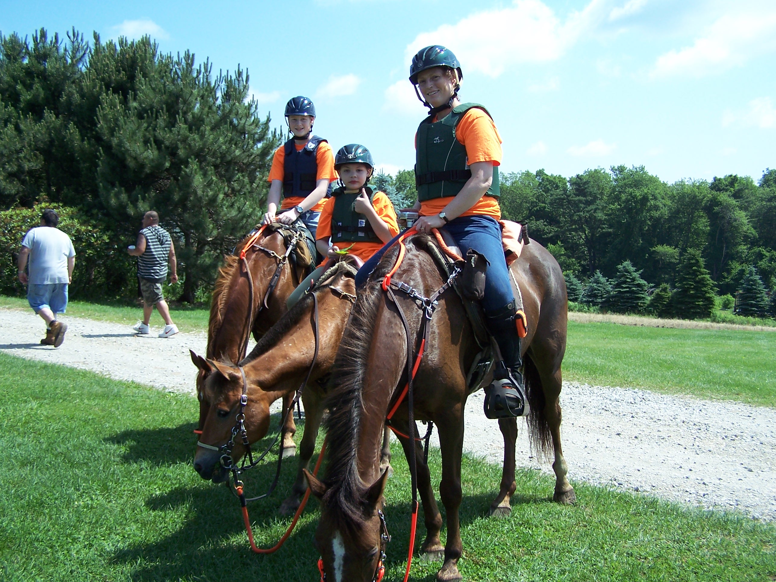 Riders on Summer Solstice Benefit Trail Ride